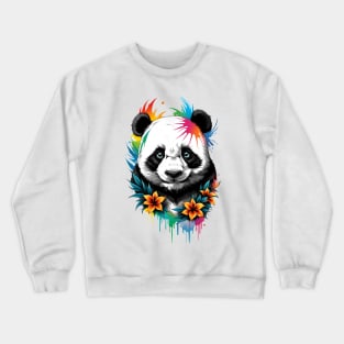 PandaZen: Wearable Art for a Whimsical Lifestyle Crewneck Sweatshirt